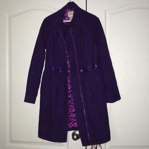 Purple church coat
